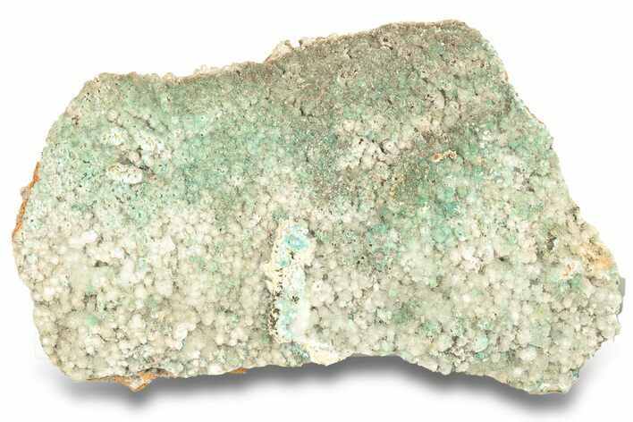 Fibrous Blue Aurichalcite Crystals with Calcite - Mexico #257346